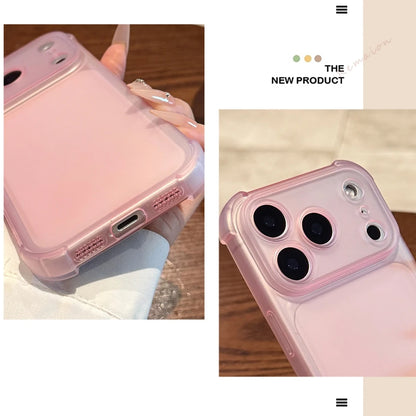 Cute Matte Clear Phone Case For iPhone