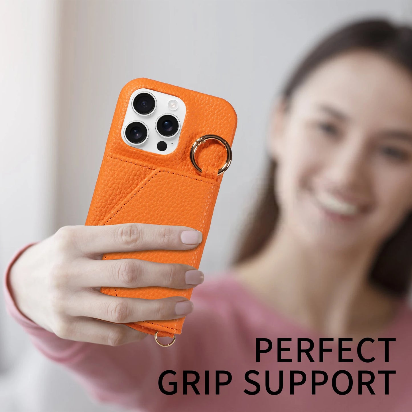 PU Leather Phone Case For iPhone
