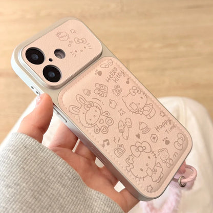 Cute Full Screen Kitty Hot Sale Phone Case For iPhone