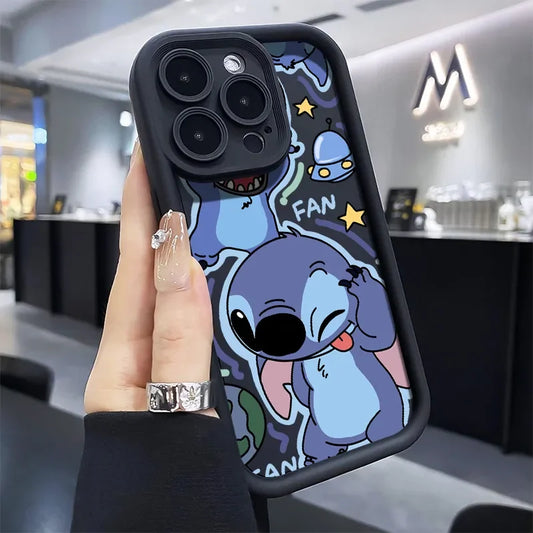 Stitch Tongue Blink Lovely Phone Case For iPhone