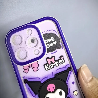 3D Cartoon Kuromi Phone Case For iPhone