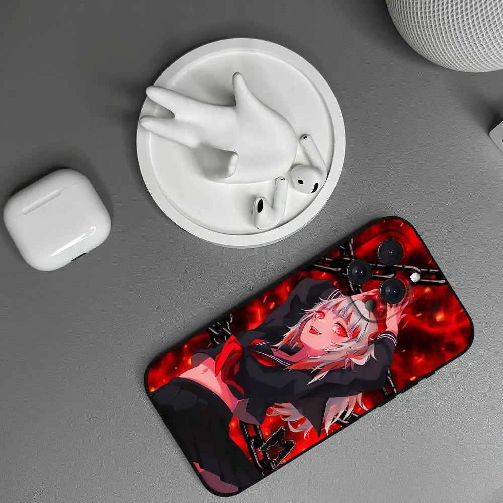 Anime Hololive Gawr Gura Phone Case For iPhone