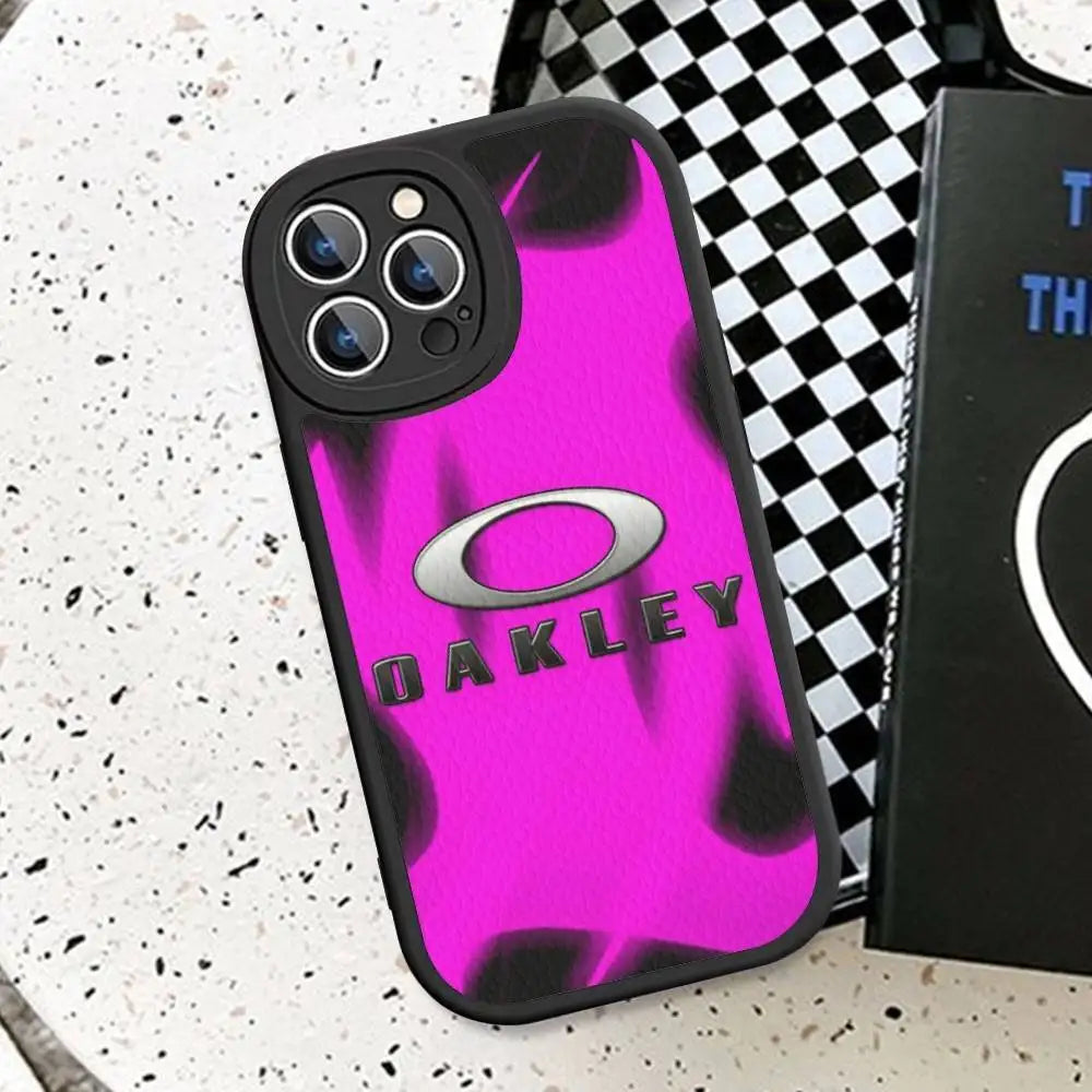 Oakley Design Art Phone Case Hard Leather For iPhone