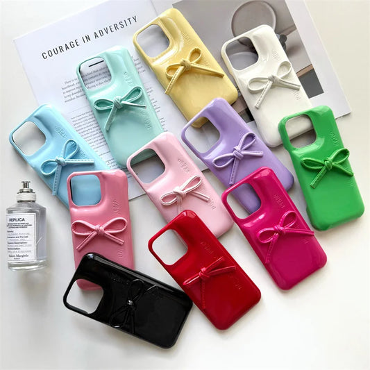 Fashion Soap Shape Cute Bow Phone Case