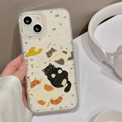 Cute Cat Phone Case For iPhone