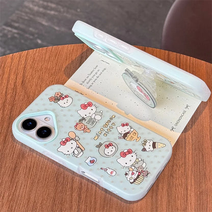 Korean Mint Green Hellokitty Phone Case For iPhone