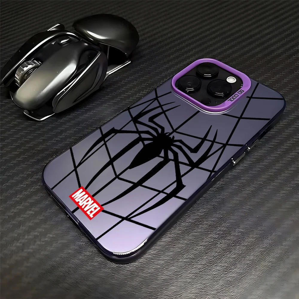 Anti Fall Matte Back Cover Phone Case For iPhone