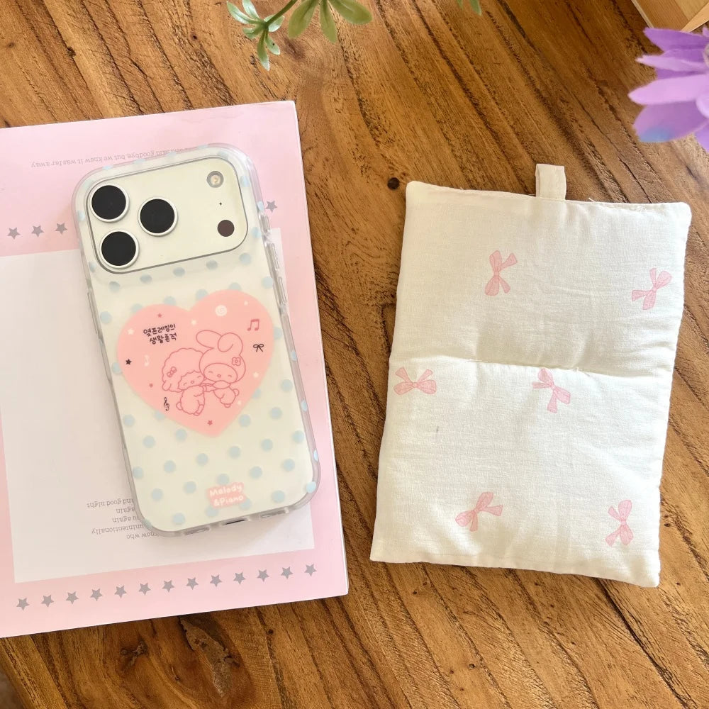 Korean Cute Cartoon Love Sanrio My Melody Shockproof Phone Case For iPhone