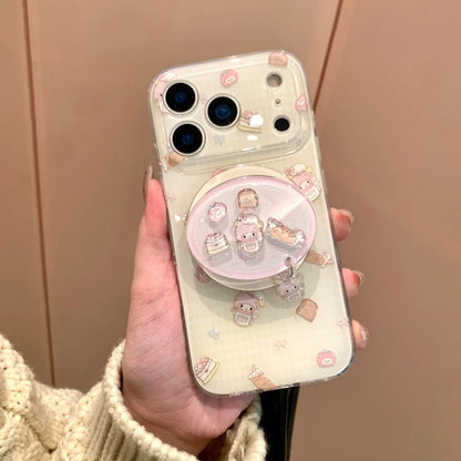 Kawaii Cute Sweet cake My Melody Magsafe Wireless Charge Case For iPhone