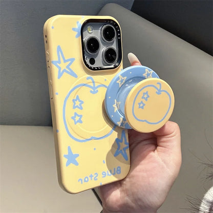 Line Star apple Cute Magnetic Phone Case