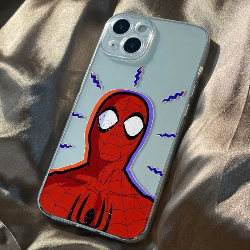 Marvel Spider Man Fun Cartoon Phone Case For iPhone