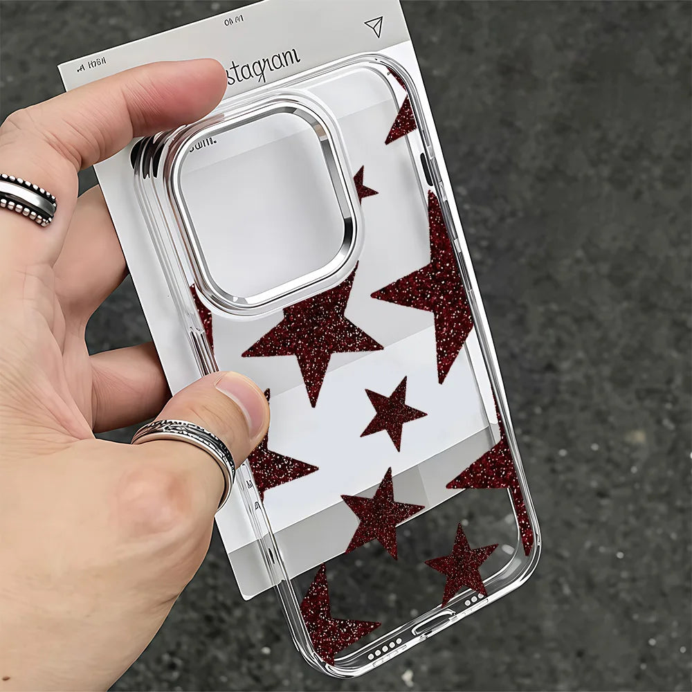 HOT Luxury Colorful Stars Phone Case For iPhone