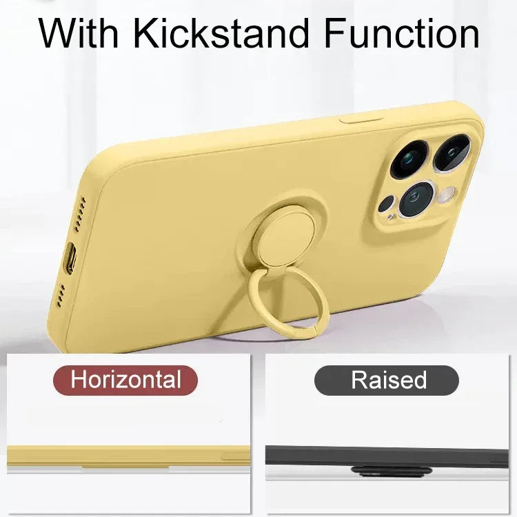 Liquid Ring Holder Stand Case For iPhone