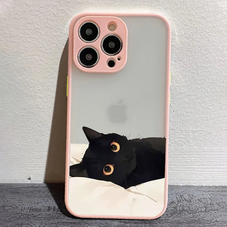 Funny Black Cat Phone Case