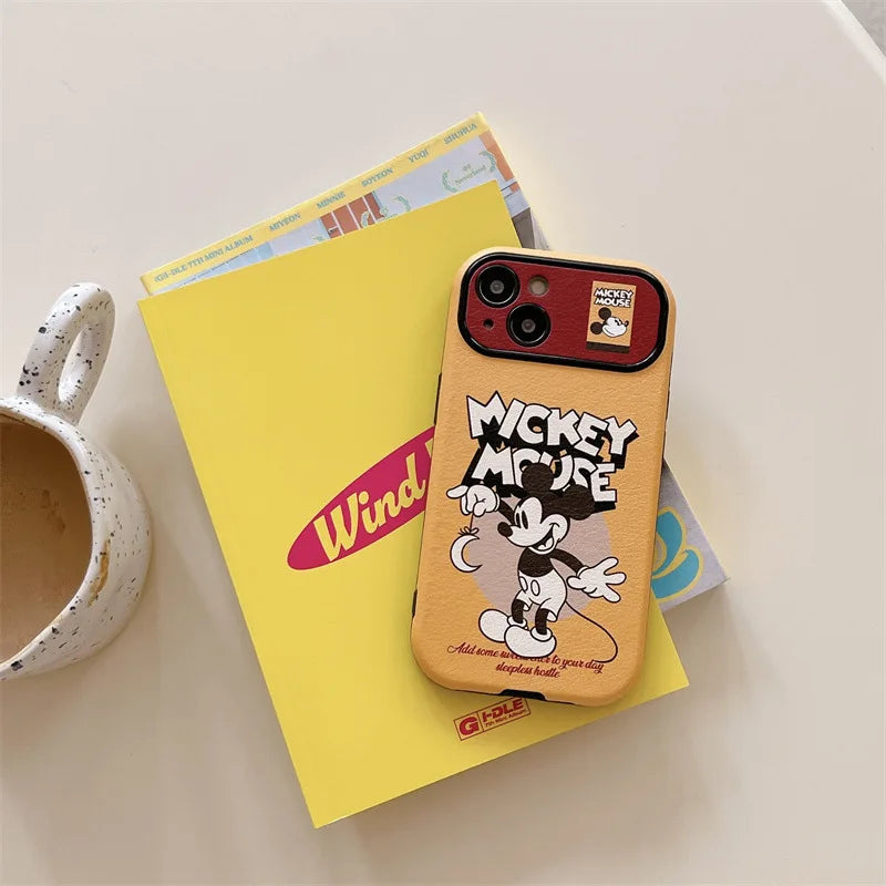 Fun Cartoon Mickey English Design Compatible With iPhone