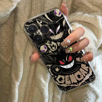Cool Pokemon Gengar Pattern Phone Case For iPhone
