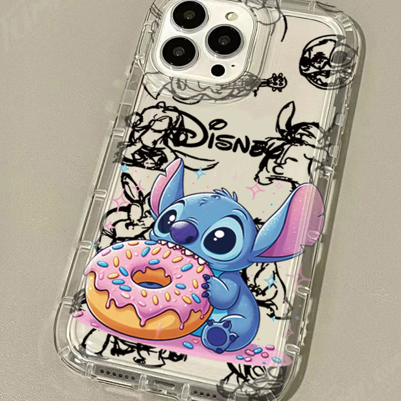 Disney Lovely Stitch Case For iPhone