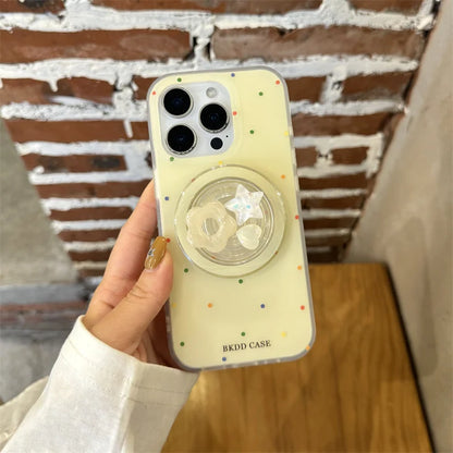 Color Polka Dot Magnetic Phone Case