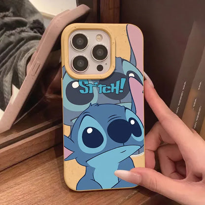 Stitch Big Eye Cute Phone Case For iPhone