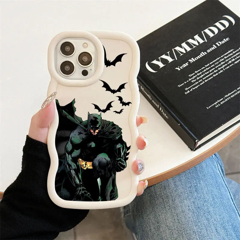 Cool Bats Man Logo Hero Phone Case For iPhone