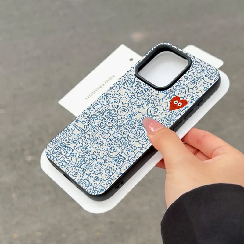 Little Love Cartoon People Phone Case