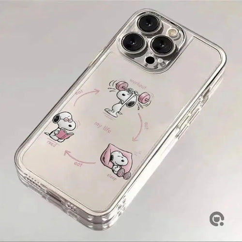 Creative Cartoon Character Snoopy Mobile Phone Case Suitable For iPhone