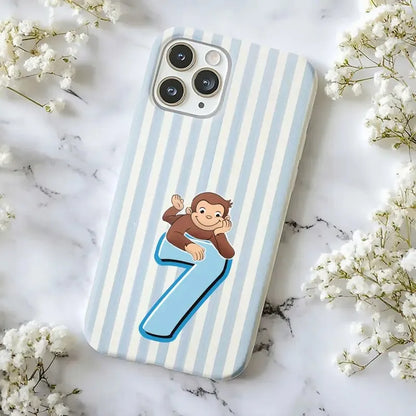Cute Matching 67 Curious George Phone Case For iPhone