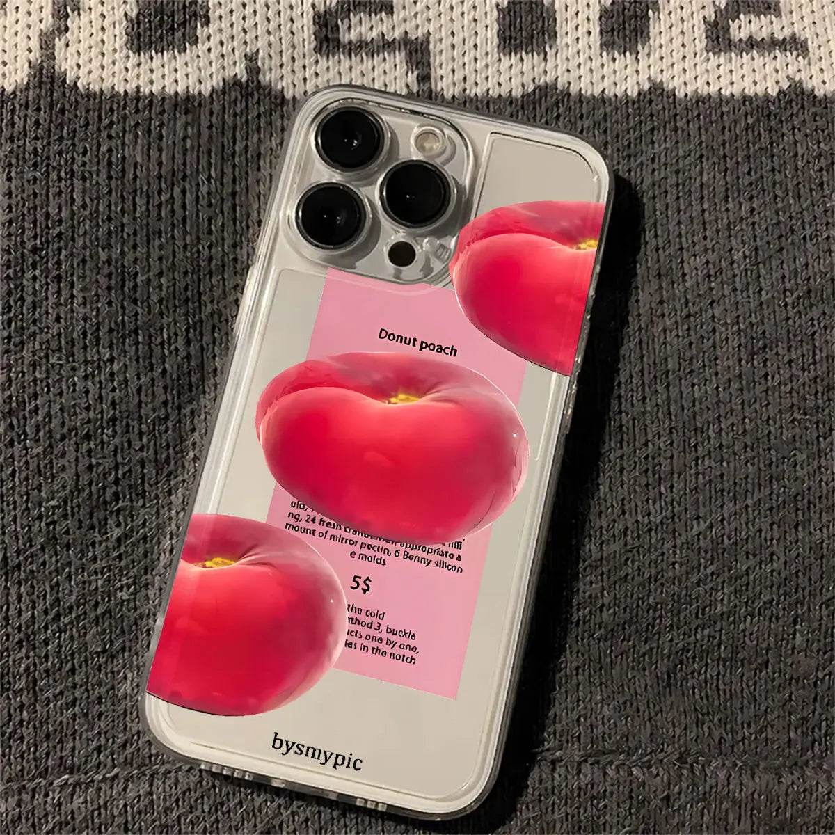 Tomato Fruit Clear Cute Phone Case
