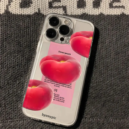 Tomato Fruit Clear Cute Phone Case