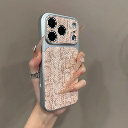Crocodile Leather Phone Case For iPhone