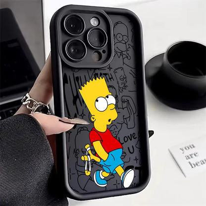 Disney Bart Simpsons Cartoon Phone Case For iPhone