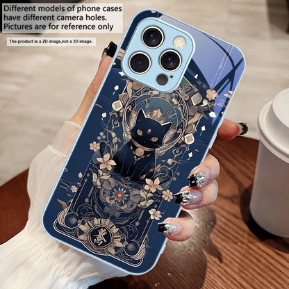 Fantasy Lucky Cat Blue For iPhone