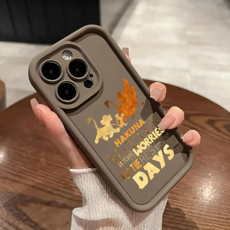 Disney The Lion King Hakuna Matata Phone Case For iPhone