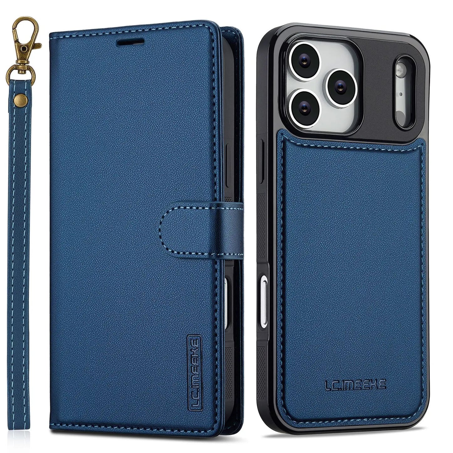 2 in 1 Detachable Leather Phone Case For iPhone