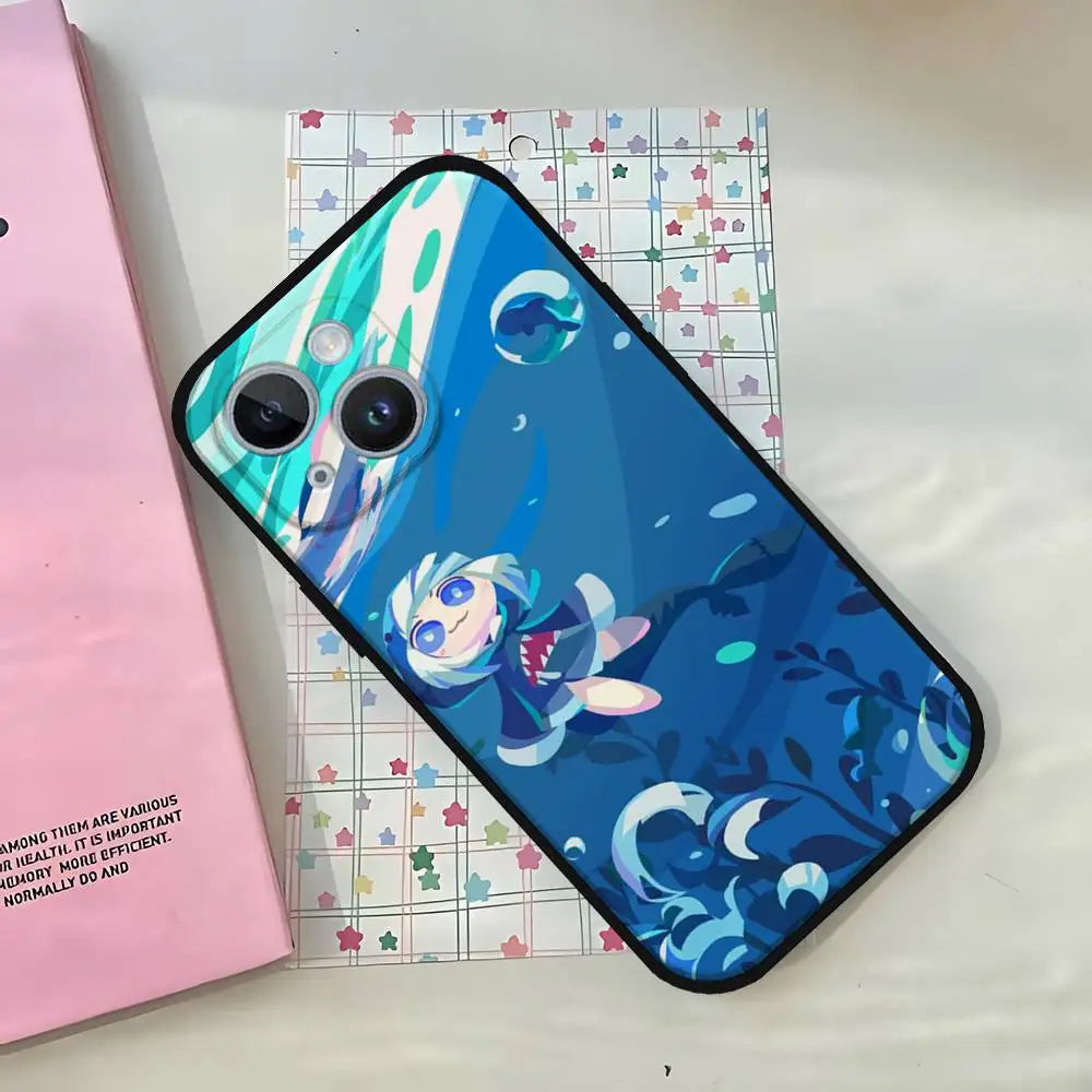 Anime Hololive Gawr Gura Phone Case For iPhone
