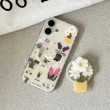 Magnetic Magsafe Stand Holder Phone Case