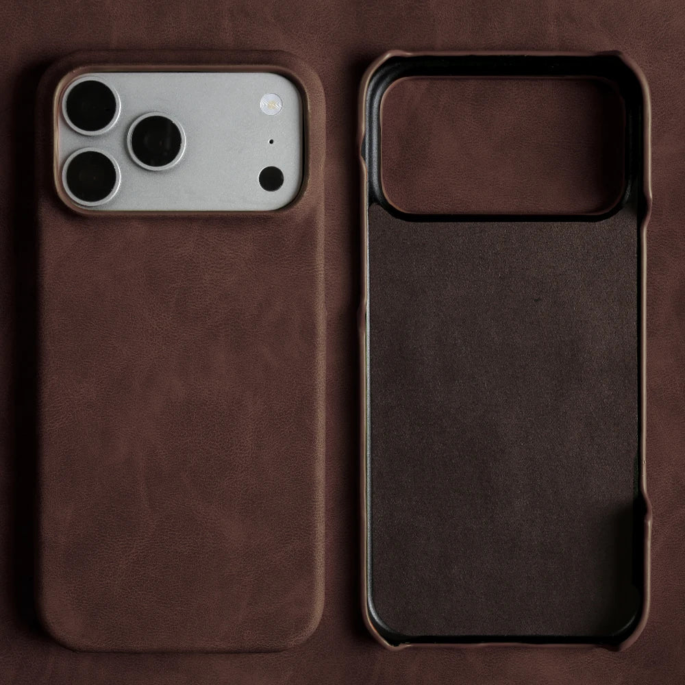 Light Luxury Fashion Business Leather Case For iPhone