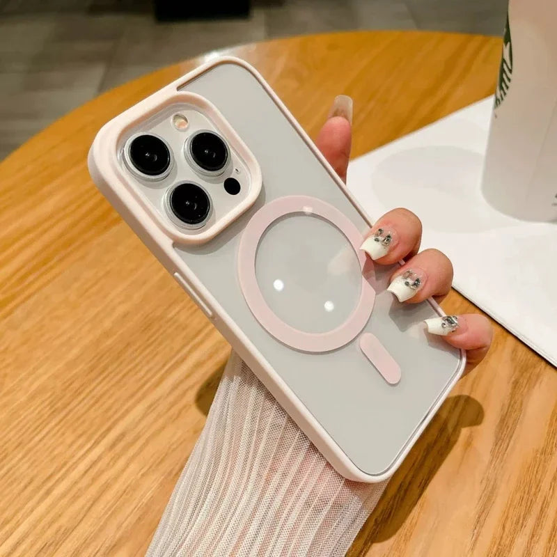 Luxury Magsafe Transparent Phone Case