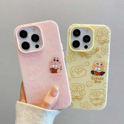 Anime Spongebo Squarepants Mobile Phone Case Available For iPhone