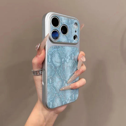 Crocodile Leather Phone Case For iPhone
