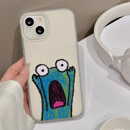 Cute Cartoon Frog Phone Case For iPhone