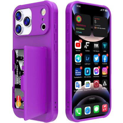 Flip Card Bag Mirror Case For iPhone