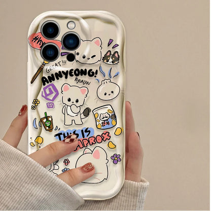 Cartoon Kids Soft Silicone Phone Case For iPhone