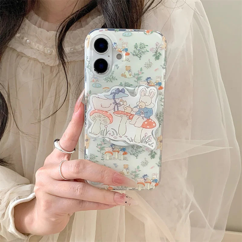 Cute Rabbit Magnetic Phone Case