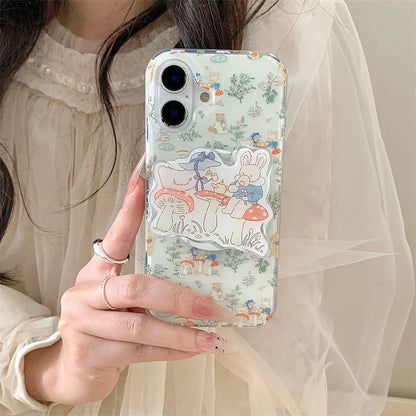 Cute Rabbit Magnetic Phone Case