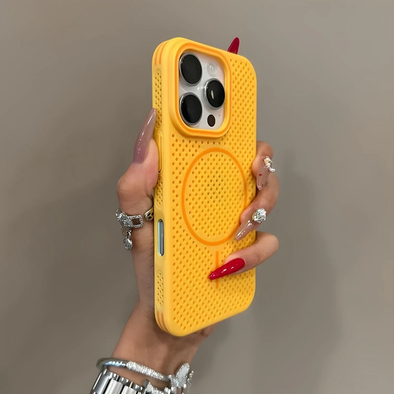 Luxury Magsafe Heat Dissipation Candy Phone Case
