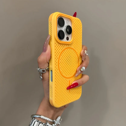 Luxury Magsafe Heat Dissipation Candy Phone Case