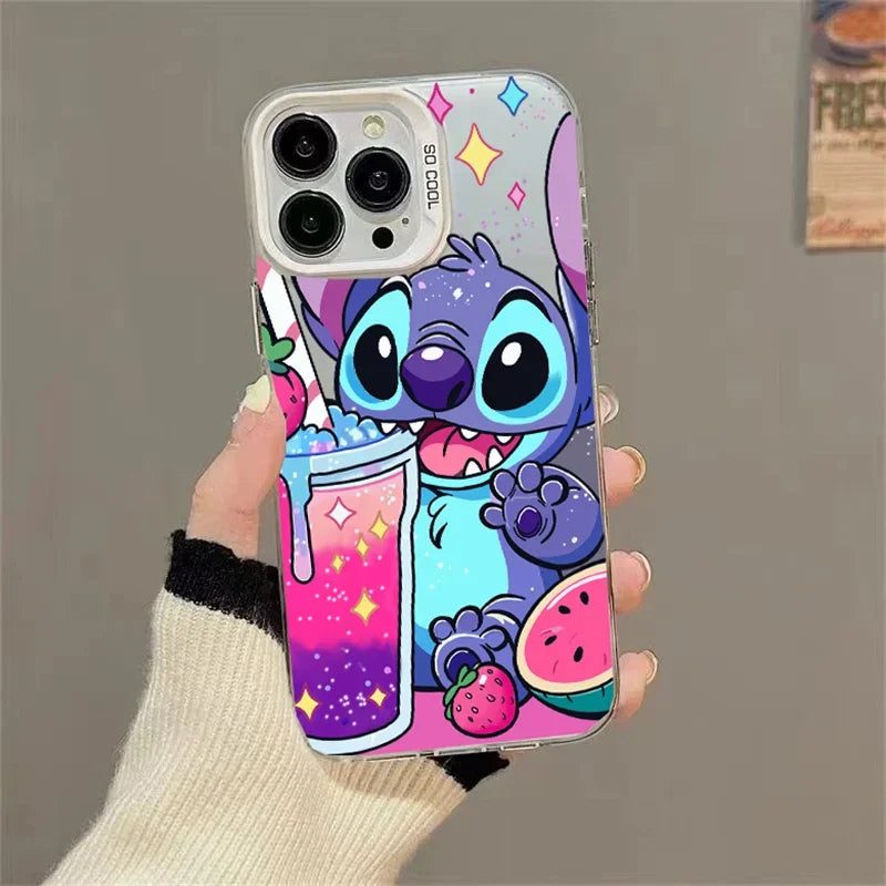 Disney Cute Cartoon Stitch Phone Case For iPhone
