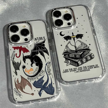 Dragon F-Fourth Wings Phone Case For iPhone