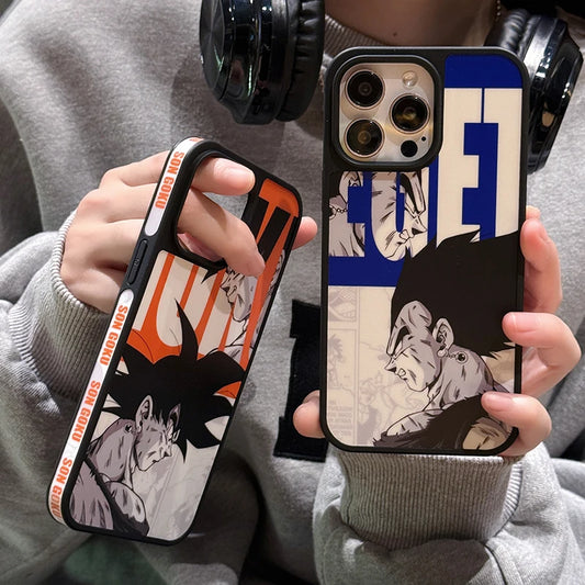 Luxury Dragon Ball Vegeta Goku Shockproof Case For iPhone
